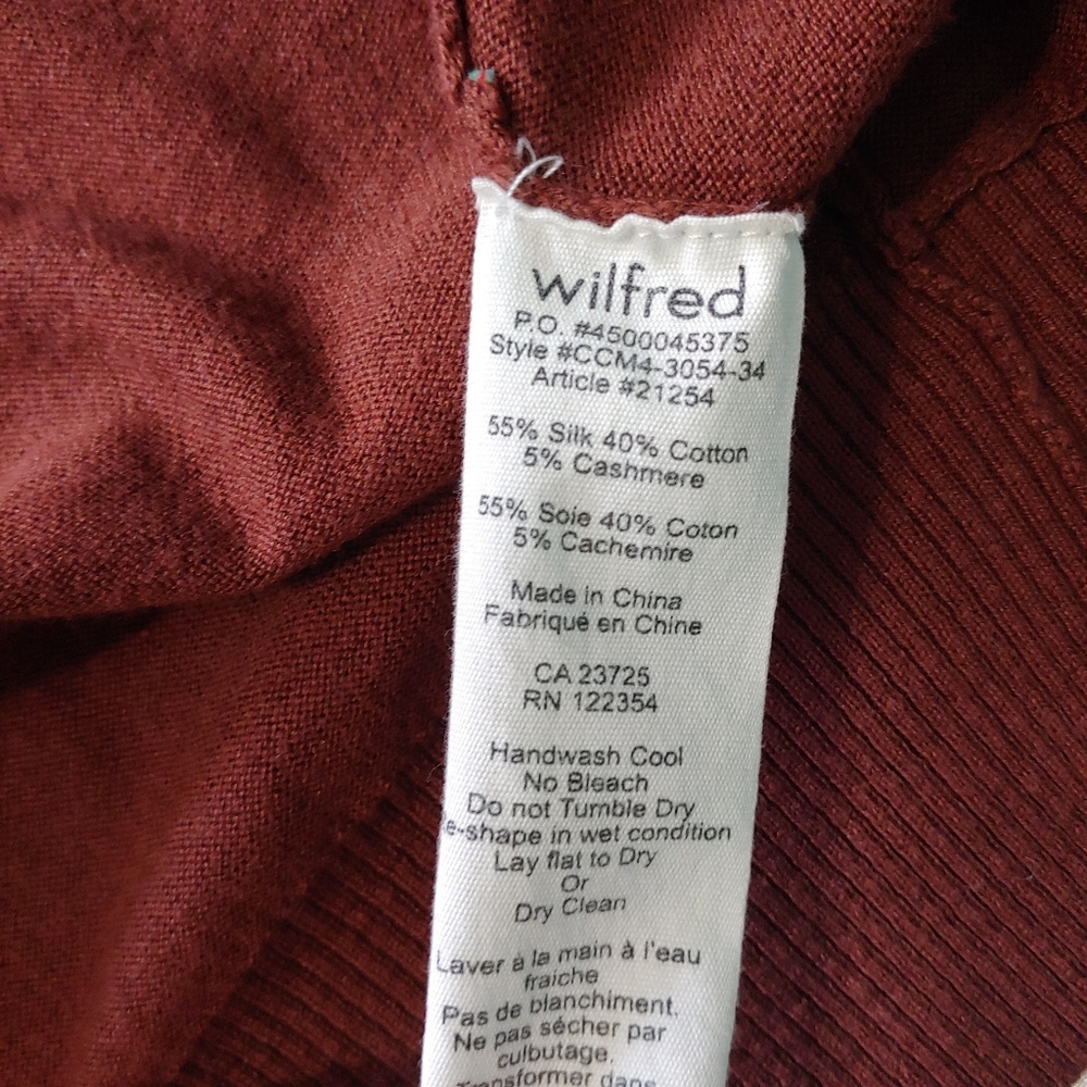 Wilfred with Silk and Cashmere Long Line Open Front Cardigan - Picture 12 of 14